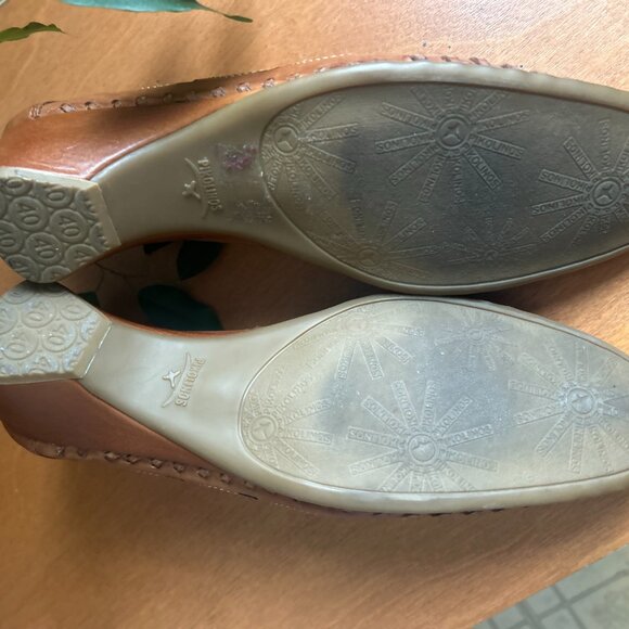Pikolinos Brown Leather Slip-on Shoes Women Size 40 - Picture 6 of 7